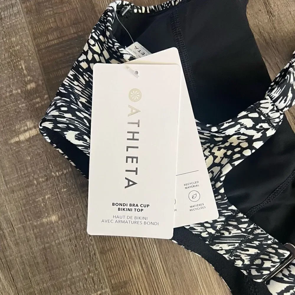 Athleta bondi bra cup bikini top size 36B/C